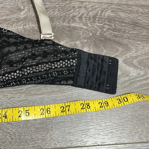 Victoria’s Secret Lined Perfect Coverage Bra Black Lace 38D - Picture 5 of 16